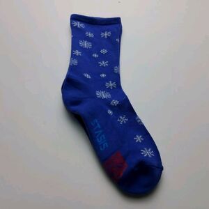 Voxx Life Stasis Neuro Socks Wellness Crew Snow Holiday Sz M (Wo 7.5-11, M 6-9)